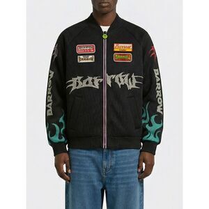 Barrow Men Barrow Printed Mesh Bomber Jacket